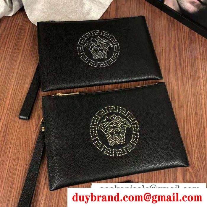 大人気限定 versace ins同款アイテム 2019年人気商品 ポーチ ヴェルサーチ