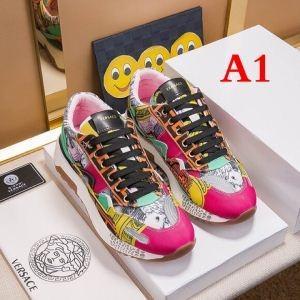 Giày chạy bộ giới hạn mang hiệu ứng nạc 2 màu Versace Versace Người nổi tiếng Thanh lịch sang trọng _ Versace Versace_ Thương hiệu giá rẻ (Lớp lớn nhất của )