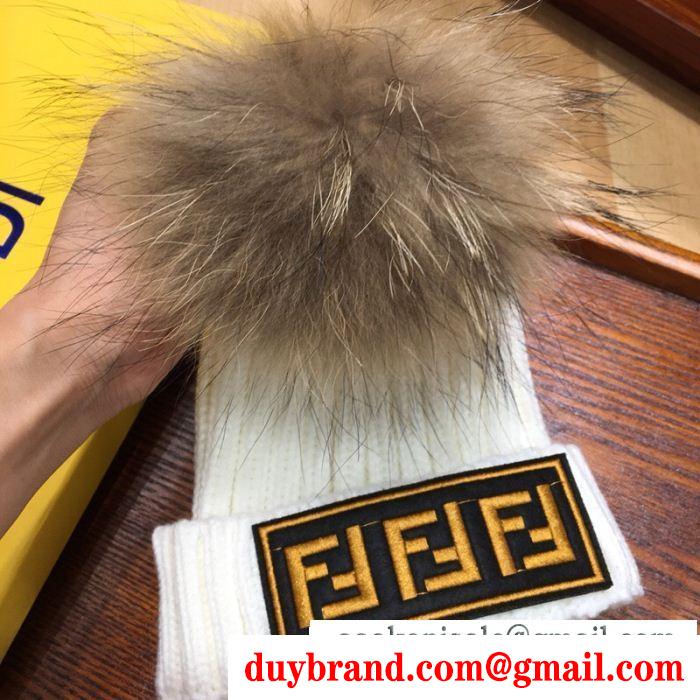 4色可選 魅力の フェンディファッションな一品 FENDI ニット帽/ニットキャップ 気に入った商品