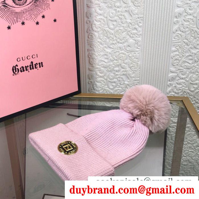 高級感演出 フェンディ FENDI 精巧な逸品 ニット帽/ニットキャップ 優等品 4色可選 上質なデザイン