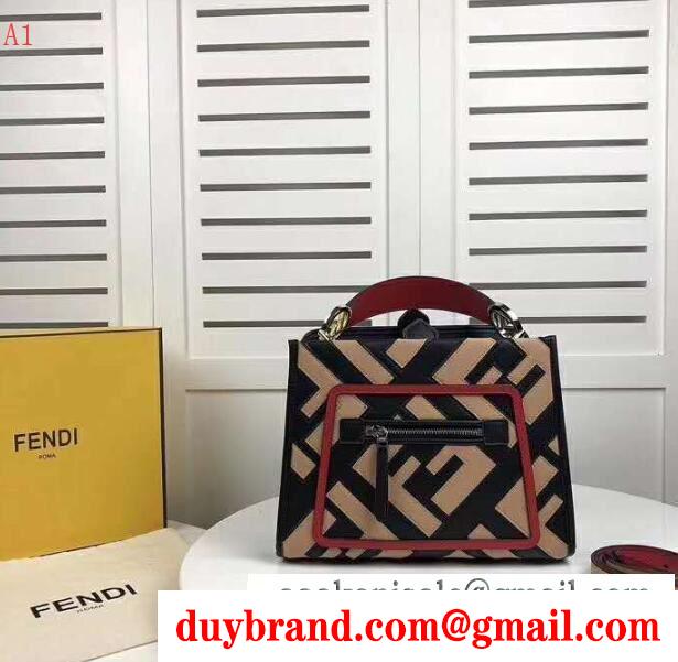 [国内発送] FENDI◆RUNAWAY◆レザー スモールトートバッグ40079369フェンディ コピー４色展開ベーシックデザイン
