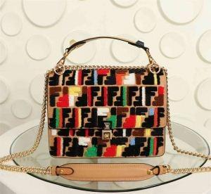 Giá rẻ giá rẻ Đặc biệt Đất mới Túi mềm Dễ chịu sáng lập Túi bóng đẹp Ladies Fendi Fendi Siêu rẻ