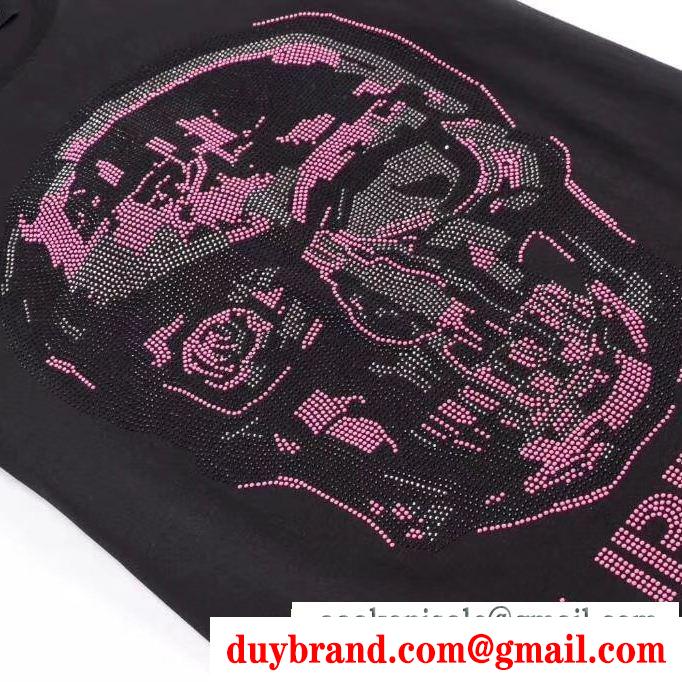 2019SSコレクションに新着 philipp plein フィリッププレイン 半袖tシャツ ストリートに溢れるウェア