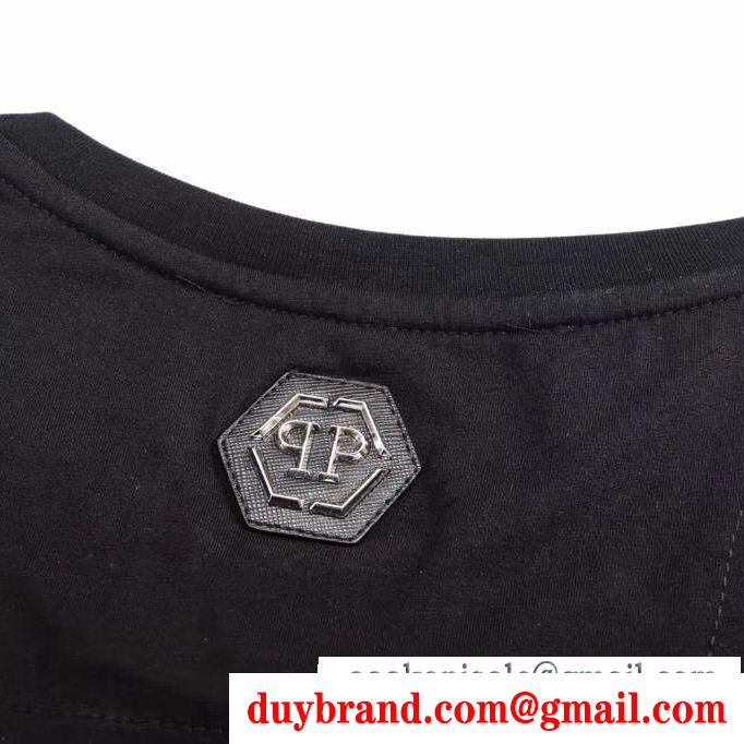 2019SSコレクションに新着 philipp plein フィリッププレイン 半袖tシャツ ストリートに溢れるウェア