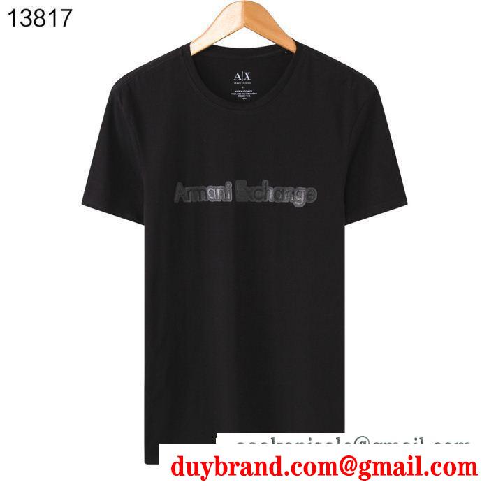 ARMANI アルマーニ 半袖tシャツ 4色可選 今年らしく魅力的アップ 期間限定、お得に買うべき