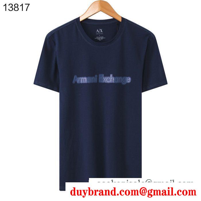 ARMANI アルマーニ 半袖tシャツ 4色可選 今年らしく魅力的アップ 期間限定、お得に買うべき