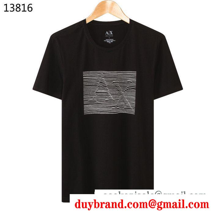 人気の高さ激安通販 数年愛用しても人気アイテム armani アルマーニ 半袖tシャツ 4色可選