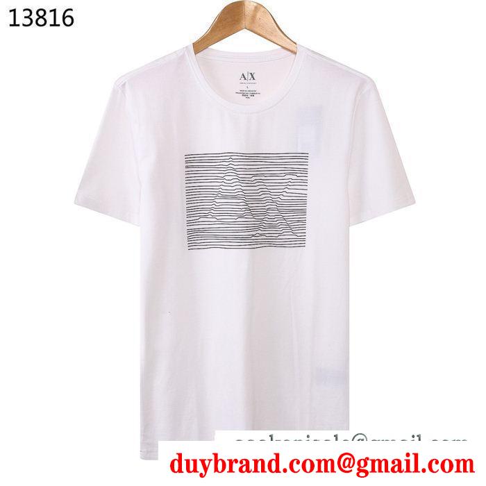 人気の高さ激安通販 数年愛用しても人気アイテム armani アルマーニ 半袖tシャツ 4色可選