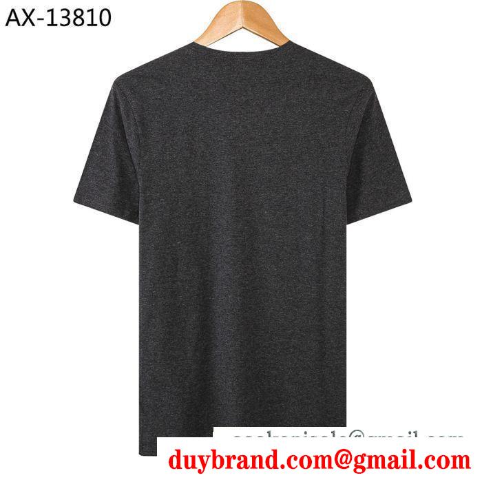 夏の暑い日にも快適に 人気アイテムも同時にチェック armani アルマーニ 半袖tシャツ 4色可選