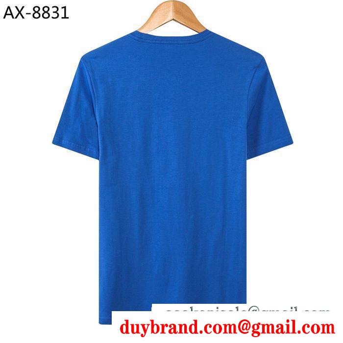 半袖Tシャツ 4色可選 2019ssコレクションに新着 大人っぽいスタイルが完成 armani アルマーニ