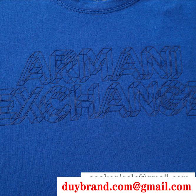 半袖Tシャツ 4色可選 2019ssコレクションに新着 大人っぽいスタイルが完成 armani アルマーニ