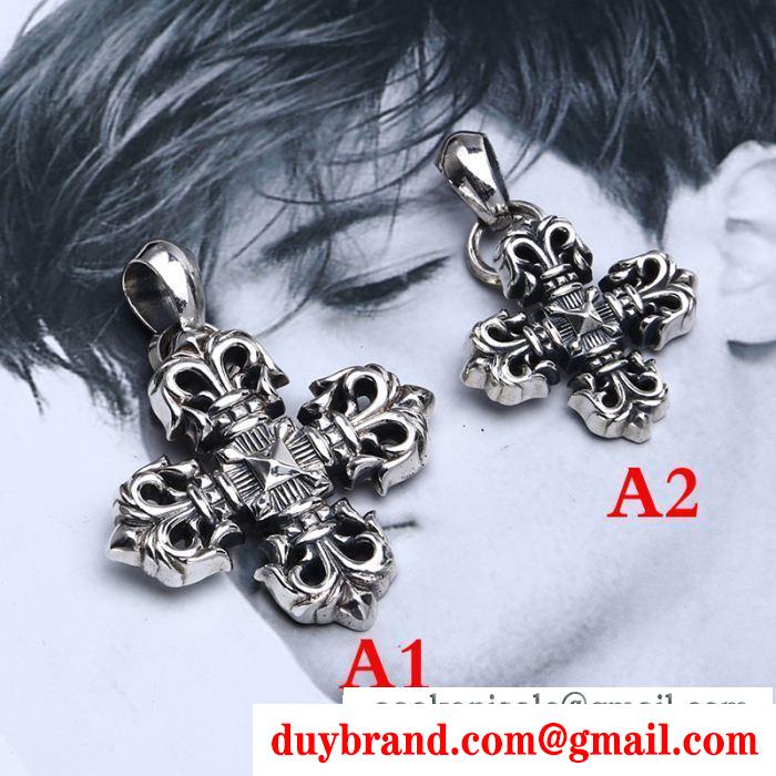クラシックな雰囲気のトップス ファッションに新しい色 クロムハーツ chrome hearts ペンダントトップ 2色可選