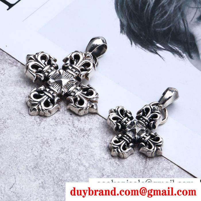 クラシックな雰囲気のトップス ファッションに新しい色 クロムハーツ chrome hearts ペンダントトップ 2色可選
