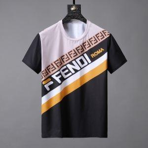 [Vận chuyển trong nước] Fendi ◆ Cotton nhiều màu T -shirt 39383894 Fendi Các mặt hàng được đề xuất giá rẻ Khám phá