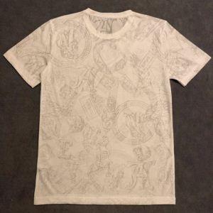 Đến mới 100%Cotton Cotton hỗn hợp vật liệu thể thao Khóa cảnh thể thao cổ điển Versace Versace cổ điển