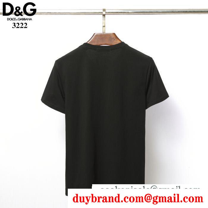 上品に夏っぽさを感じる Tシャツ/ティーシャツ ドルチェ＆ガッバーナ新着春夏2019セール  Dolce&Gabbana 2色可選