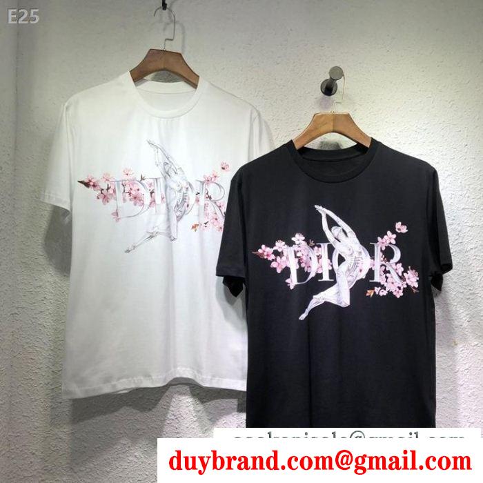今や定番アイテム好評品ディオール DIOR着回し力抜群大人気 多色可選 Tシャツ/ティーシャツ 注目ブランドは2019最新 