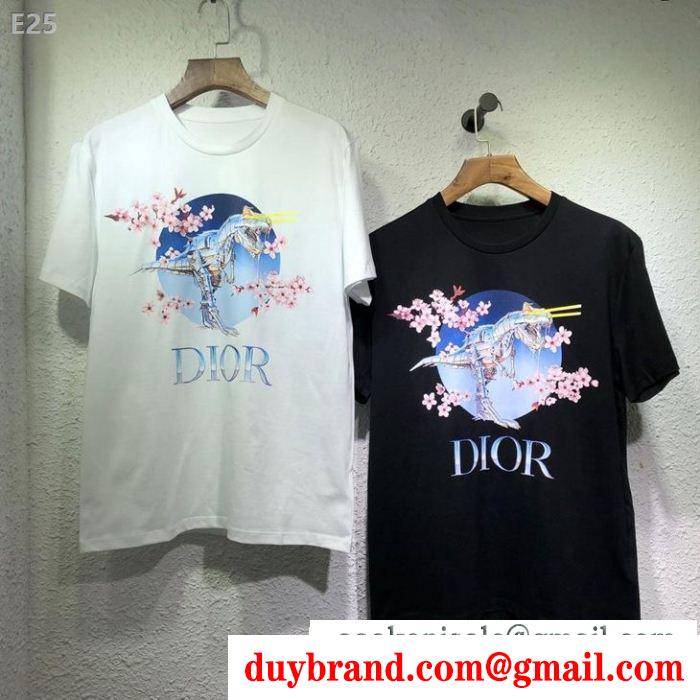 Tシャツ/ティーシャツ 春夏シーズン継続トレンド新着 2色可選2019年春夏シーズンに登場X ディオール DIOR 
