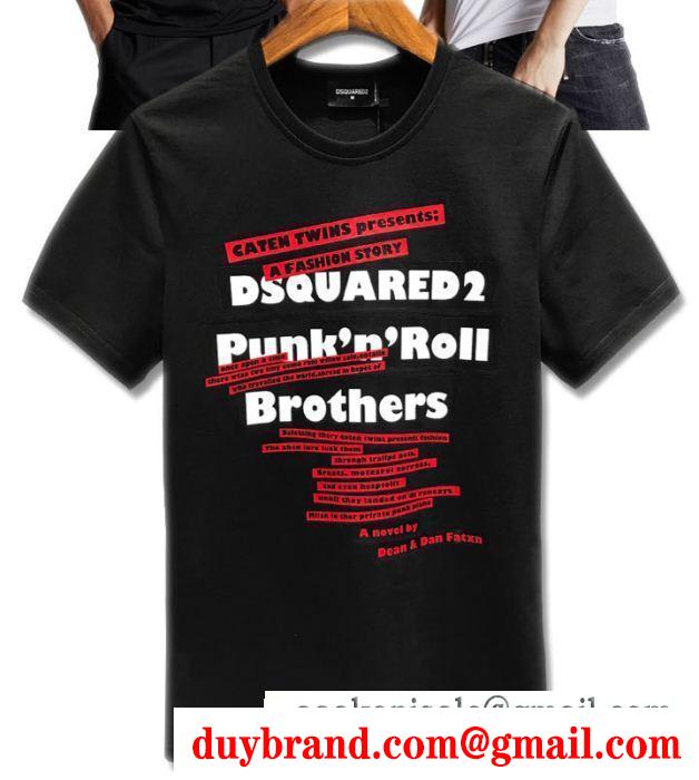 大活躍間違いなしの新着 2色可選 Tシャツ/ティーシャツ ディースクエアードリラックスした雰囲気に DSQUARED2