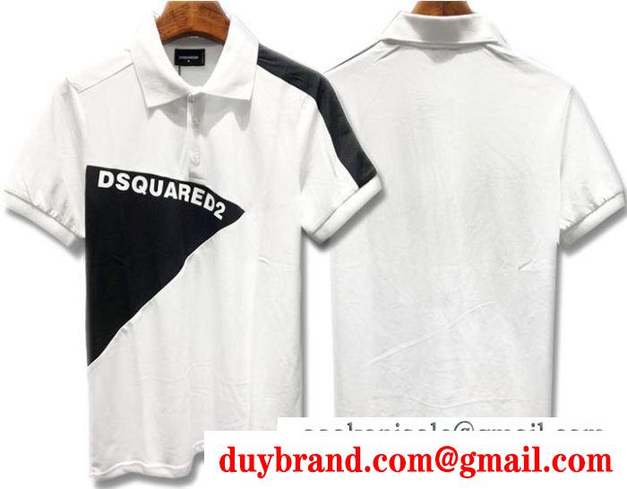 春夏アイテムから新たに登場！ ディースクエアード 春夏2019年の最新アイテム DSQUARED2 Tシャツ/ティーシャツ 多色可選