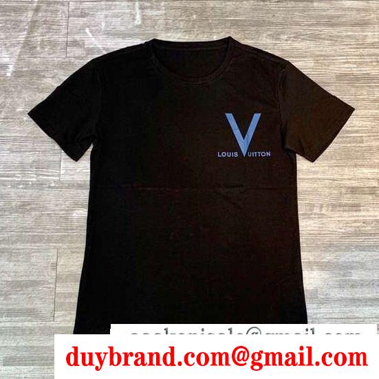 新春セールアイテム ルイ ヴィトンTシャツ/ティーシャツ LOUIS VUITTON 2色可選 今年らしく魅力的アップ
