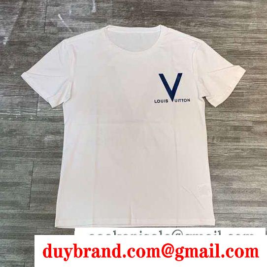 新春セールアイテム ルイ ヴィトンTシャツ/ティーシャツ LOUIS VUITTON 2色可選 今年らしく魅力的アップ
