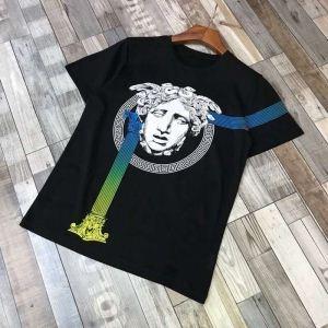 5-6 ngày Versace Versace Sleeve T-Shirt LOGO vòng đầu tiên _ Versace Versace_ Thương hiệu giá rẻ (lớn nhất )