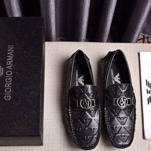 Đảm bảo chất lượng vụ nổ thường là đôi giày kinh doanh bóng loáng màu đen armani armani đặt hàng