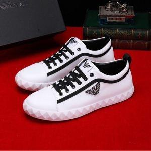 Giày thể thao mềm siêu tuyệt vời Sneakers không trượt căng thẳng trơn trượt -Free Black White Armani Armani Giày