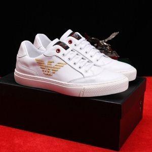 Giày Armani Armani Super Great Great Great Trông mới dễ mua Simple Style Streem Standard Sneakers Wide Corde