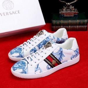 Versace giá rẻ Versace Bán hàng Giới hạn Chất lượng Chất lượng Chất lượng Cao Giày Sneaker Tác động Cospa Outrise Men