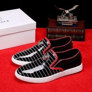 Versace Mail Order Versace Bán giới hạn cổ điển Phong cách phổ biến Phong cách thông thường Giày nhạy cảm mới Slash Slash Business Mus sinh