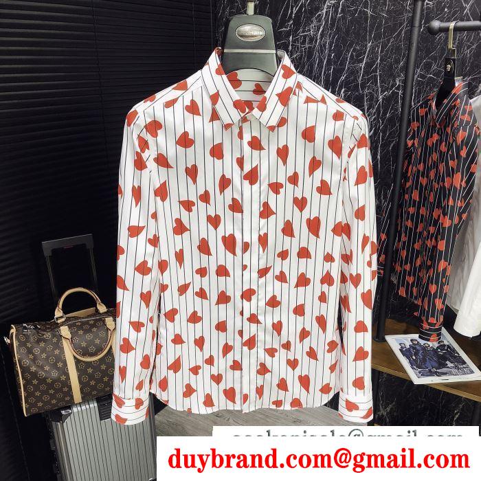 2色可選 素敵な夏の定番アイテム ドルチェ＆ガッバーナ Dolce&Gabbana 長袖 /ロンT/ロングT/ロングTシャツ夏に必須の定番アイテム