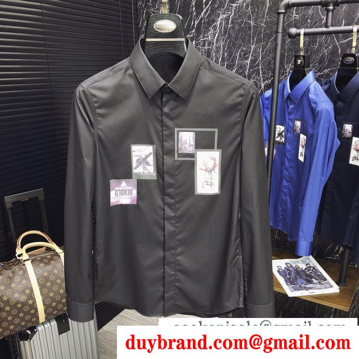 4色可選 着回し力抜群大人気 ドルチェ＆ガッバーナ Dolce&Gabbana注目ブランドは2019最新 長袖 /ロンT/ロングT/ロングTシャツ