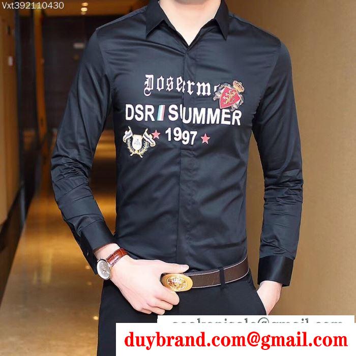 長袖 /ロンT/ロングT/ロングTシャツ 2色可選 海外セレブが注目アイテム ドルチェ＆ガッバーナ Dolce&Gabbana 2019トレンド感満載なアイテム 