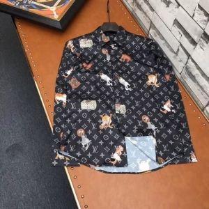 Louis Vuitton Louis Vuitton nổi bật với 2 màu 2 màu 2 màu 2 màu 2 màu 2 màu lựa chọn dài tay dài/dài t/dài t -shirt Mùa xuân mới cộng với _ Louis Vuitton Louis Vuitton_ Thương hiệu giá rẻ