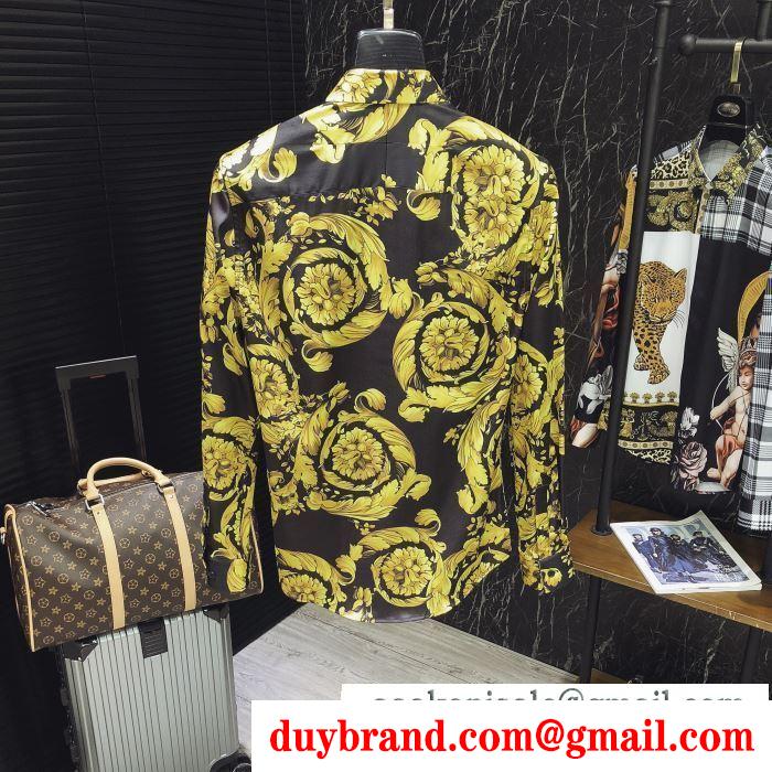 カジュアルに着こなし ヴェルサーチVERSACE 長袖 /ロンT/ロングT/ロングTシャツ 超カッコイイ　春夏爽やかな新作が流行り