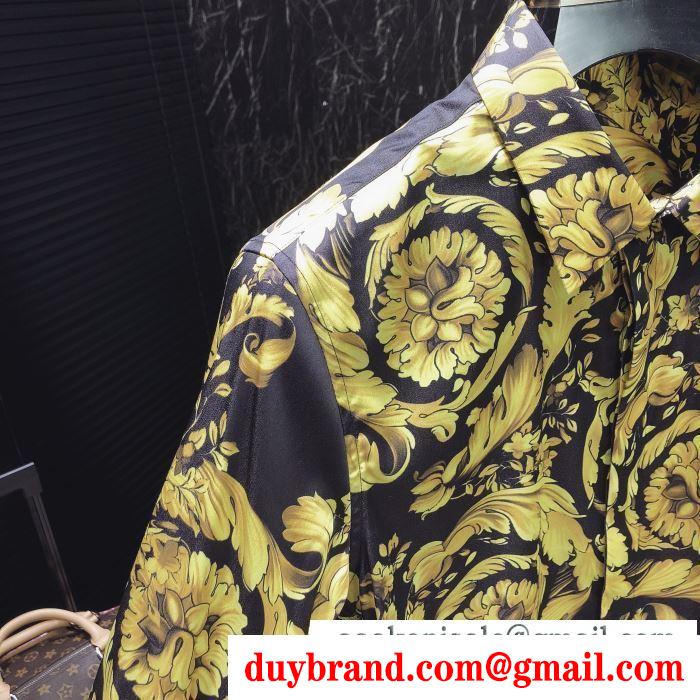 カジュアルに着こなし ヴェルサーチVERSACE 長袖 /ロンT/ロングT/ロングTシャツ 超カッコイイ　春夏爽やかな新作が流行り