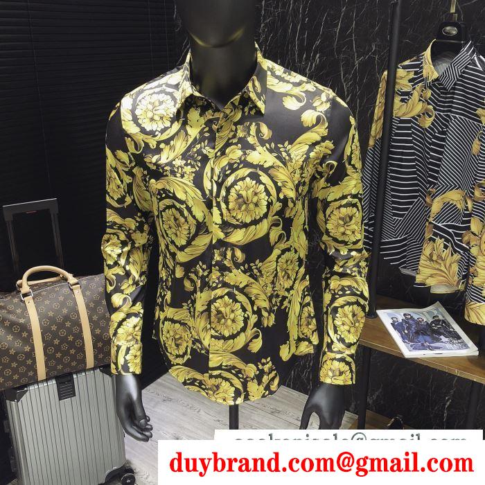 カジュアルに着こなし ヴェルサーチVERSACE 長袖 /ロンT/ロングT/ロングTシャツ 超カッコイイ　春夏爽やかな新作が流行り