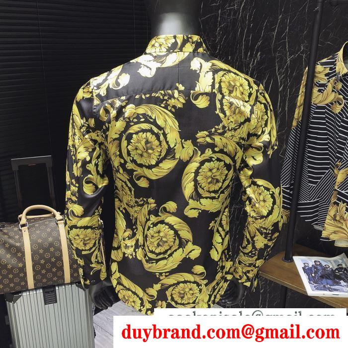 カジュアルに着こなし ヴェルサーチVERSACE 長袖 /ロンT/ロングT/ロングTシャツ 超カッコイイ　春夏爽やかな新作が流行り