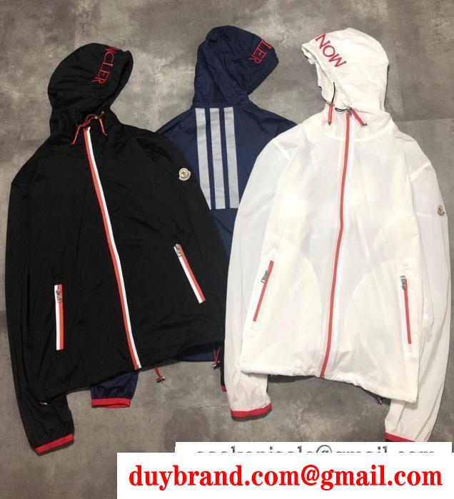 2019春夏注目のブランドおすすめ モンクレール moncler 3色可選 フード付きコート