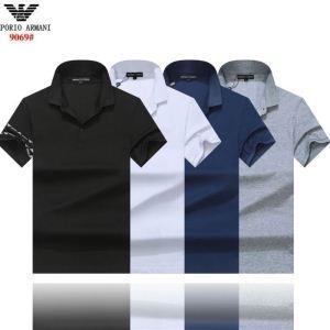 Bakusho xuất hiện mới armani armani quần áo cotton áo trắng đen màu xám