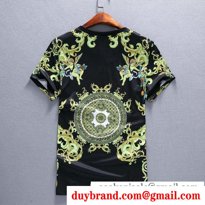 2019春夏の爽やかトレンド ヴェルサーチ 上下セット versace 最新ブランド新品が熱い
