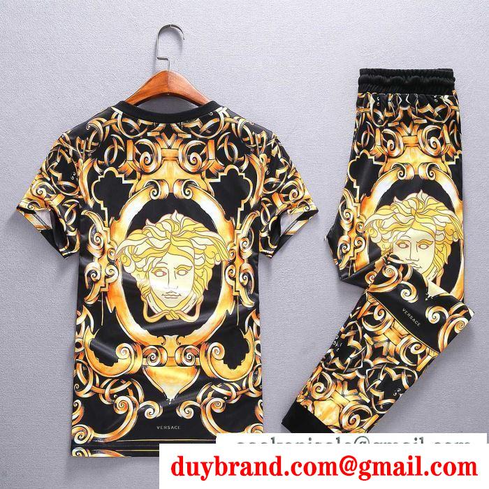 人気のブランドのアイテム2019 上下セット お気に入りの最新コレクション ヴェルサーチ versace
