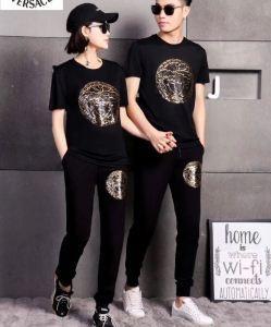 Bộ trên và dưới 2019 Mùa xuân / Mùa hè Mast Thương hiệu cao mới -Tính tương ứng cao Versace Versace_ Versace Versace_ Thương hiệu giá rẻ 