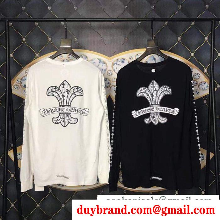 人気を抑えて新品 クロムハーツ長袖tシャツ2色可選 chrome hearts 2019ss新ブーム