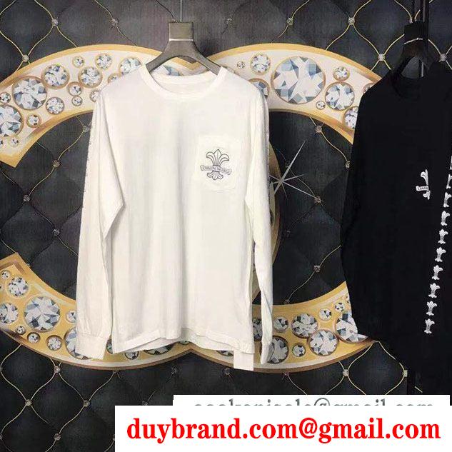 人気を抑えて新品 クロムハーツ長袖tシャツ2色可選 chrome hearts 2019ss新ブーム