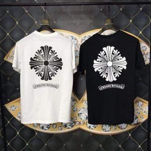 Những người nổi tiếng cao độ và những người nổi tiếng yêu thích ngắn -sleeved t -Shirts Chrome Hearts 2 Lựa chọn màu 2019SS Boom mới Chrome Hearts_ Chrome Hearts Chrome Hearts_ Thương hiệu giá rẻ (Lớp lớn nhất của )