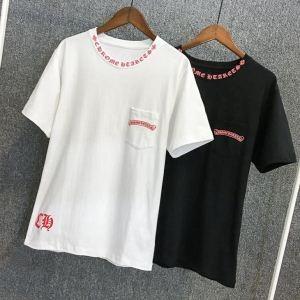 Chrome Hearts Màu sắc đẹp Kiểm tra Mùa xuân / Mùa hè 2 Màu 2 Màu sắc Chrome Hearts Short Short T -shirt Khuyến nghị Thời trang 2019 Phổ biến Color_Krom Hearts Chrome Hearts_ Thương hiệu giá rẻ (Lớp lớn nhất của )