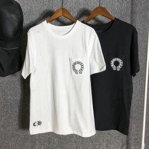 Ngắn -Sleeved t -shirt 2 -Molored Lựa chọn 2019 Mùa xuân / Mùa hè Chrome Hearts Chrome Hearts hoàn toàn dễ thương _ Chrome Hearts Chrome Hearts_ Thương hiệu giá rẻ 